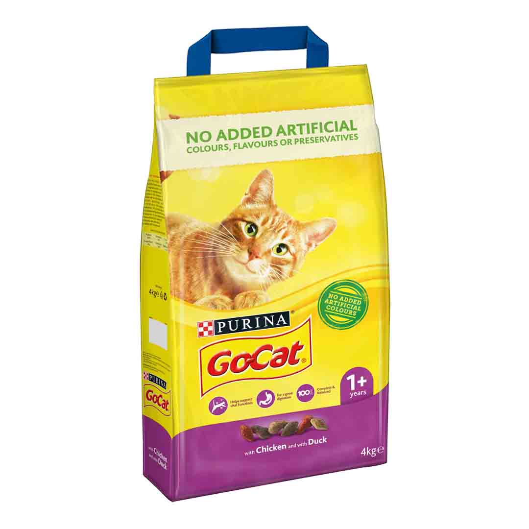 Go-Cat Chicken & Duck Dry Cat Food 4kg