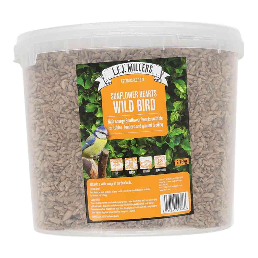 LFJ Millers Wild Bird Food Sunflower Hearts 2.75kg