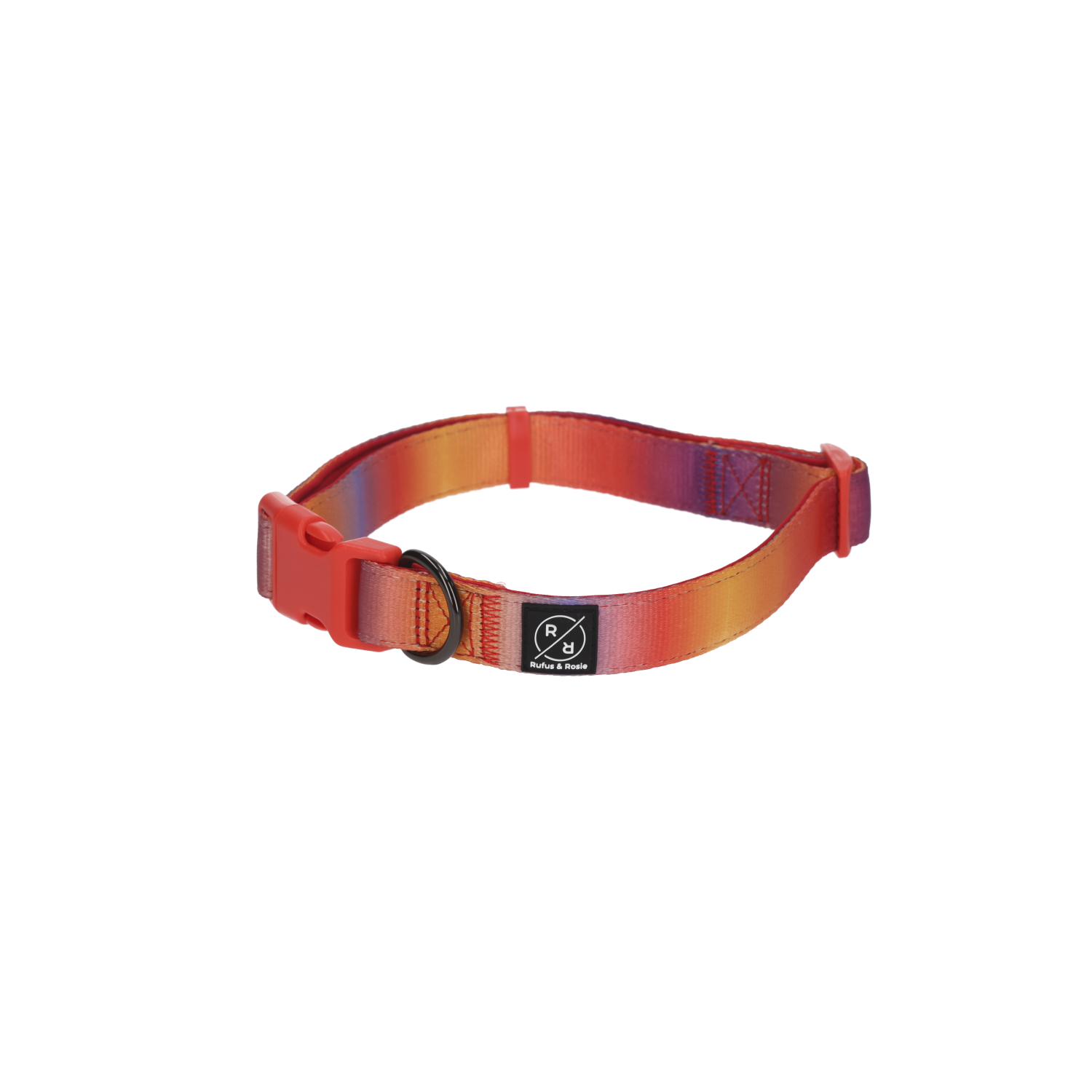 Rufus & Rosie Ombre Adjustable Dog Collar, Medium