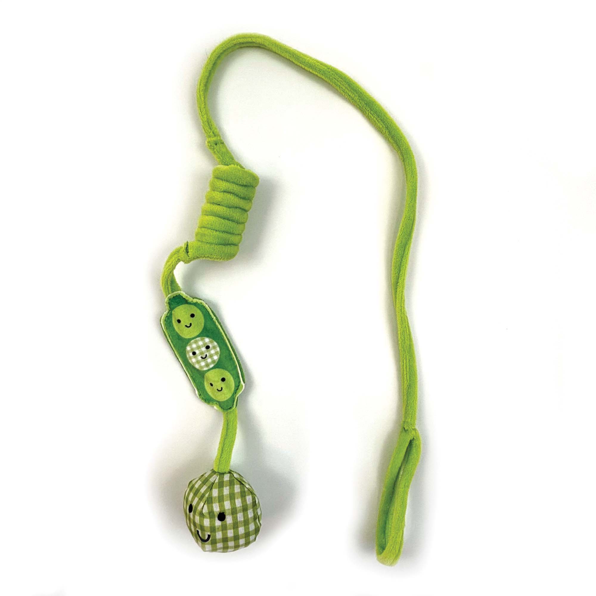 Tabby Patch Pea Pod Cat Bungee Toy