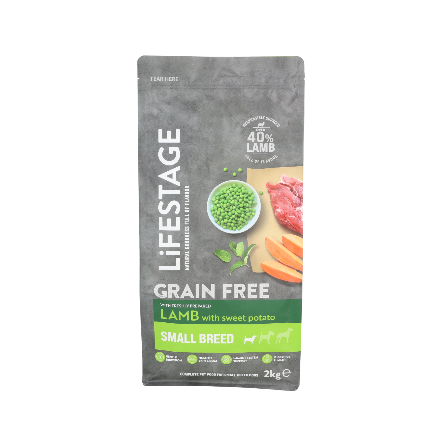 Lifestage Grain Free Dog Food Small Breed Adult Dog Salmon 2kg