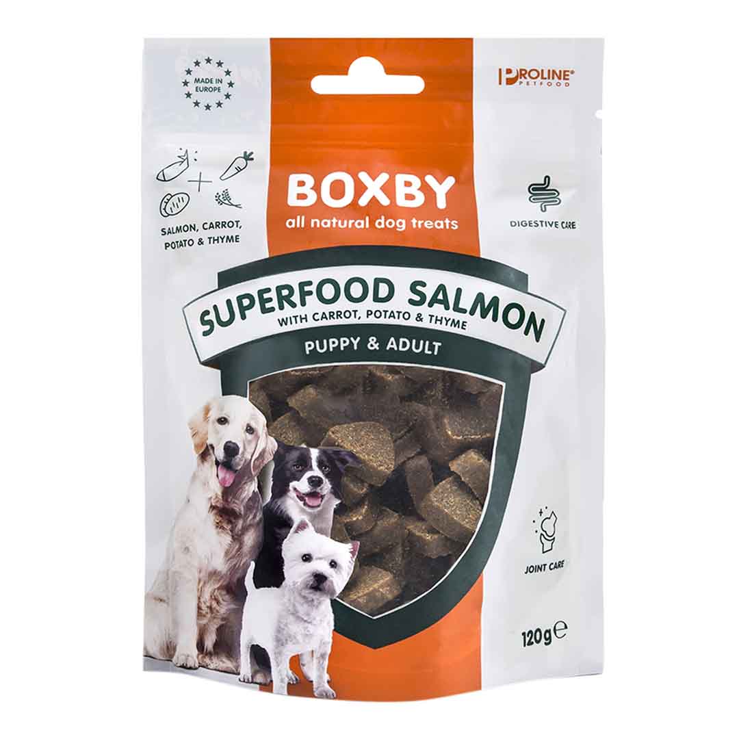Boxby Superfood Salmon & Carrot Dog Treats