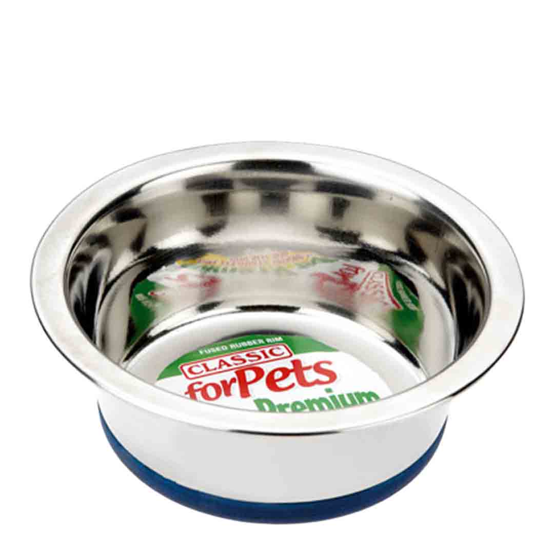 Classic Stainless Steel Dish Dog Bowl, 400ml