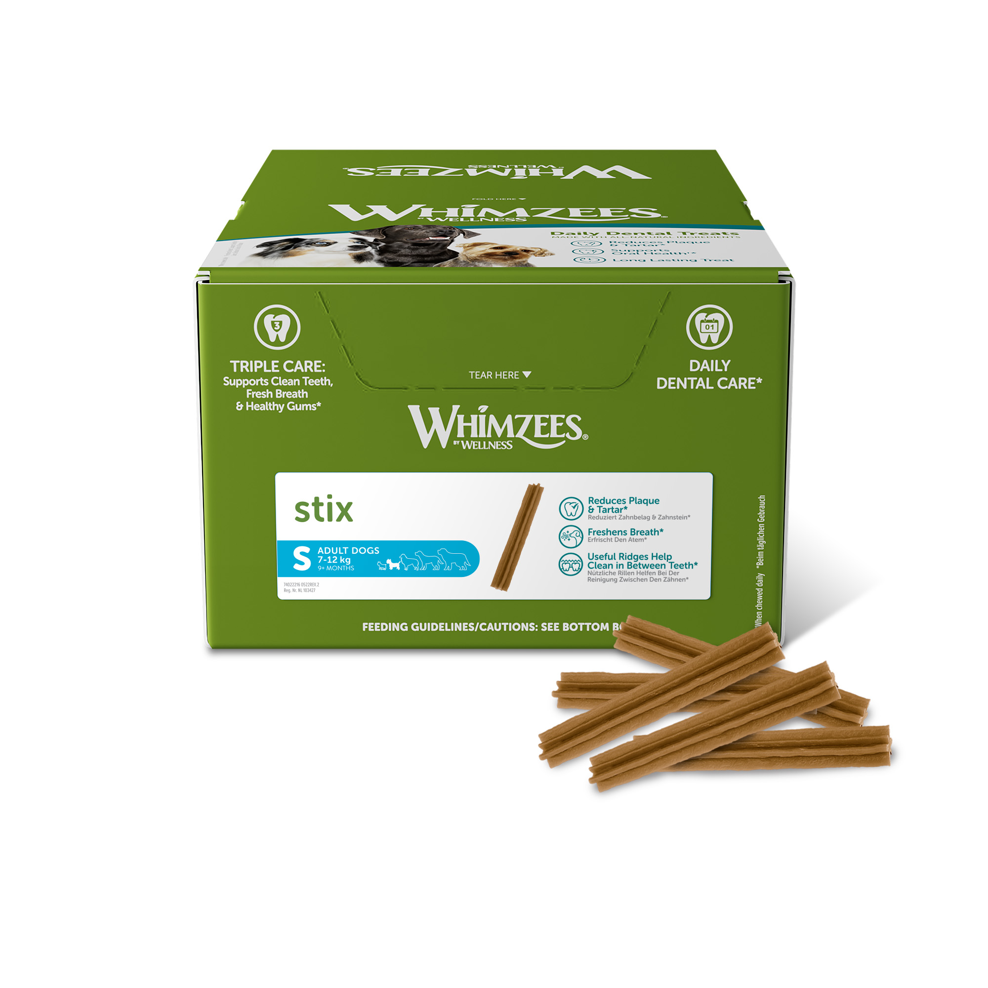 Whimzees Stix, Dog Dental Chew, Small