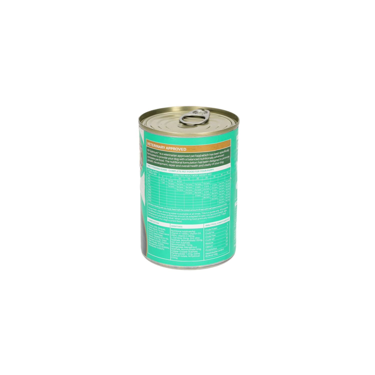 K9 Puppy Food Chicken Can 390g