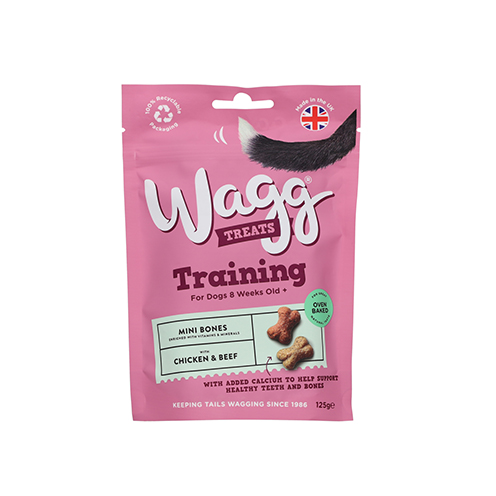 Wagg Training Treats with Chicken, Beef & Lamb Dog Treats, 125g