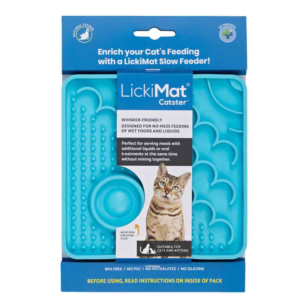 LickiMat Catster Turquoise, Lick Mat, 15cm