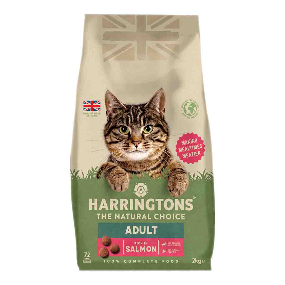 Harringtons Salmon Dry Cat Food, 2kg