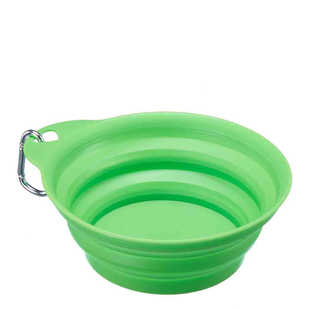 Smart Choice Collapsible Travel Dog Bowl With Belt Clip