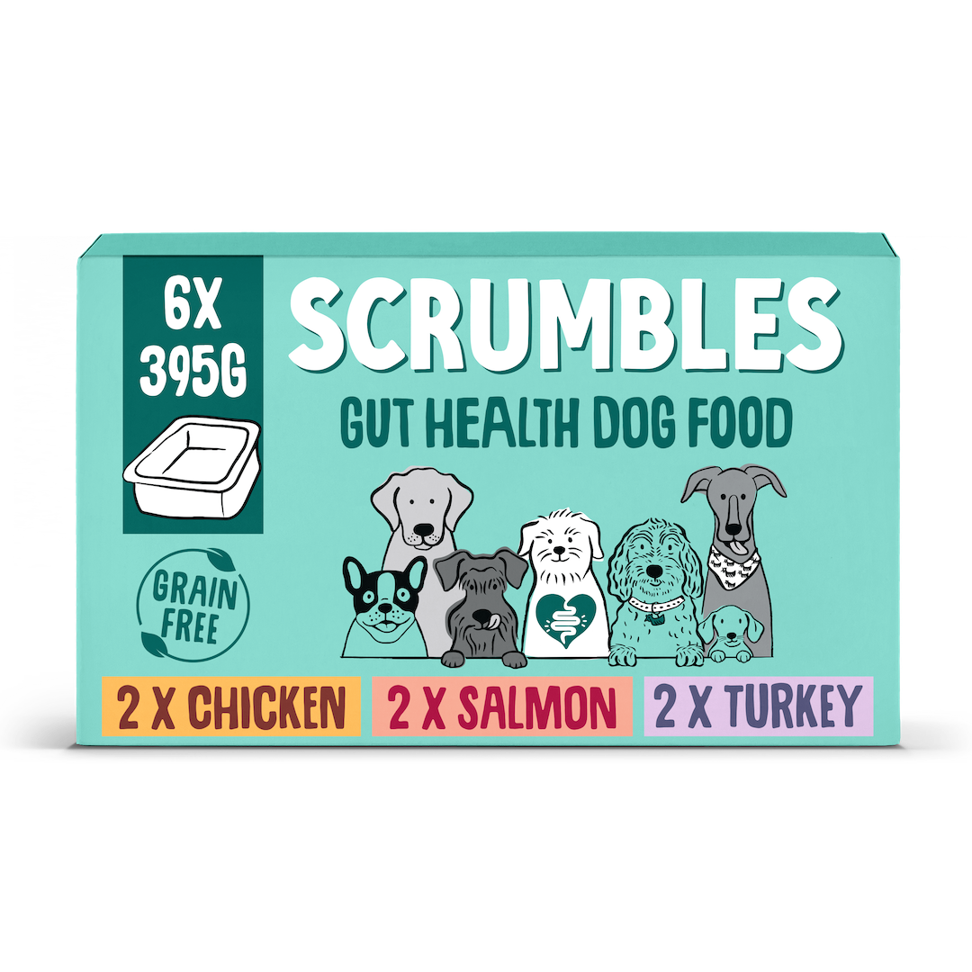 Scrumbles Grain Free Wet Dog Food Classic Selection 6x395g