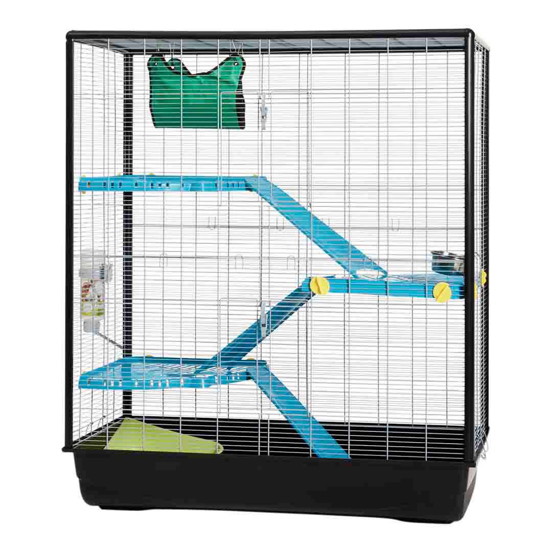 Savic Zeno 3 Empire Knock Down, Small Animal Cage, Silver