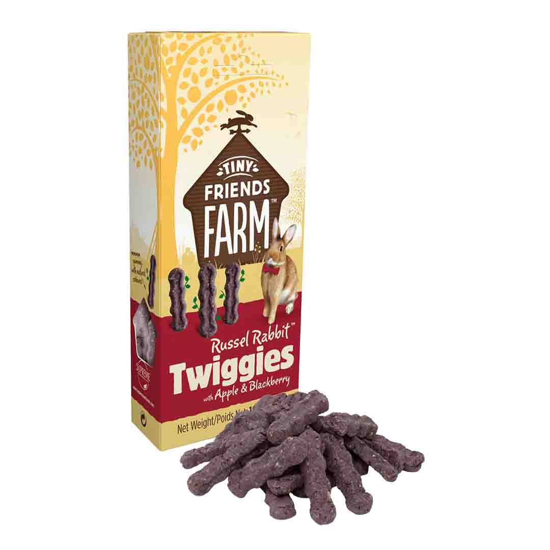 Tiny Friends Farm Russel Rabbit Twiggies, Apple & Blackberry, 100g