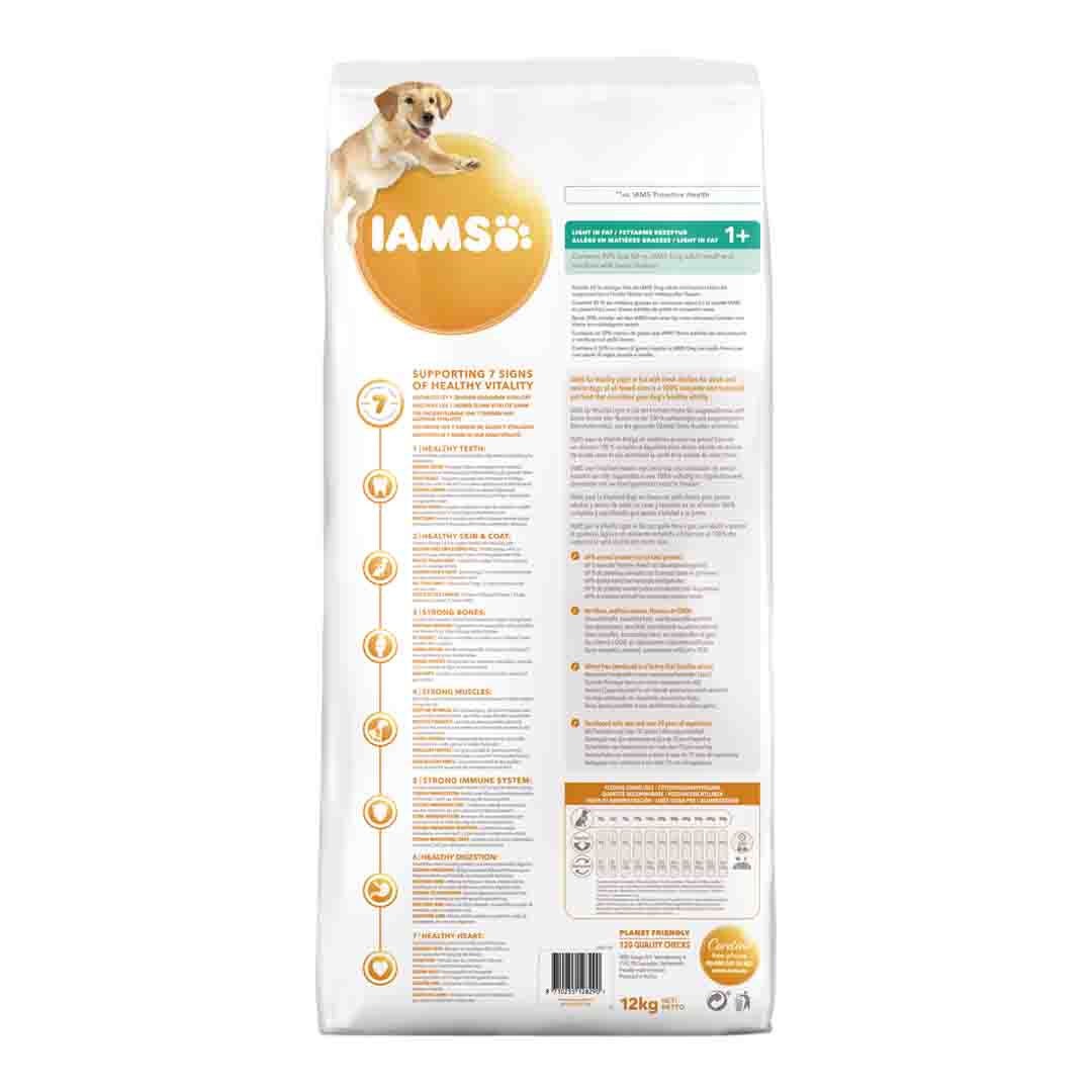 Iams Light in Fat Dog Food 12kg