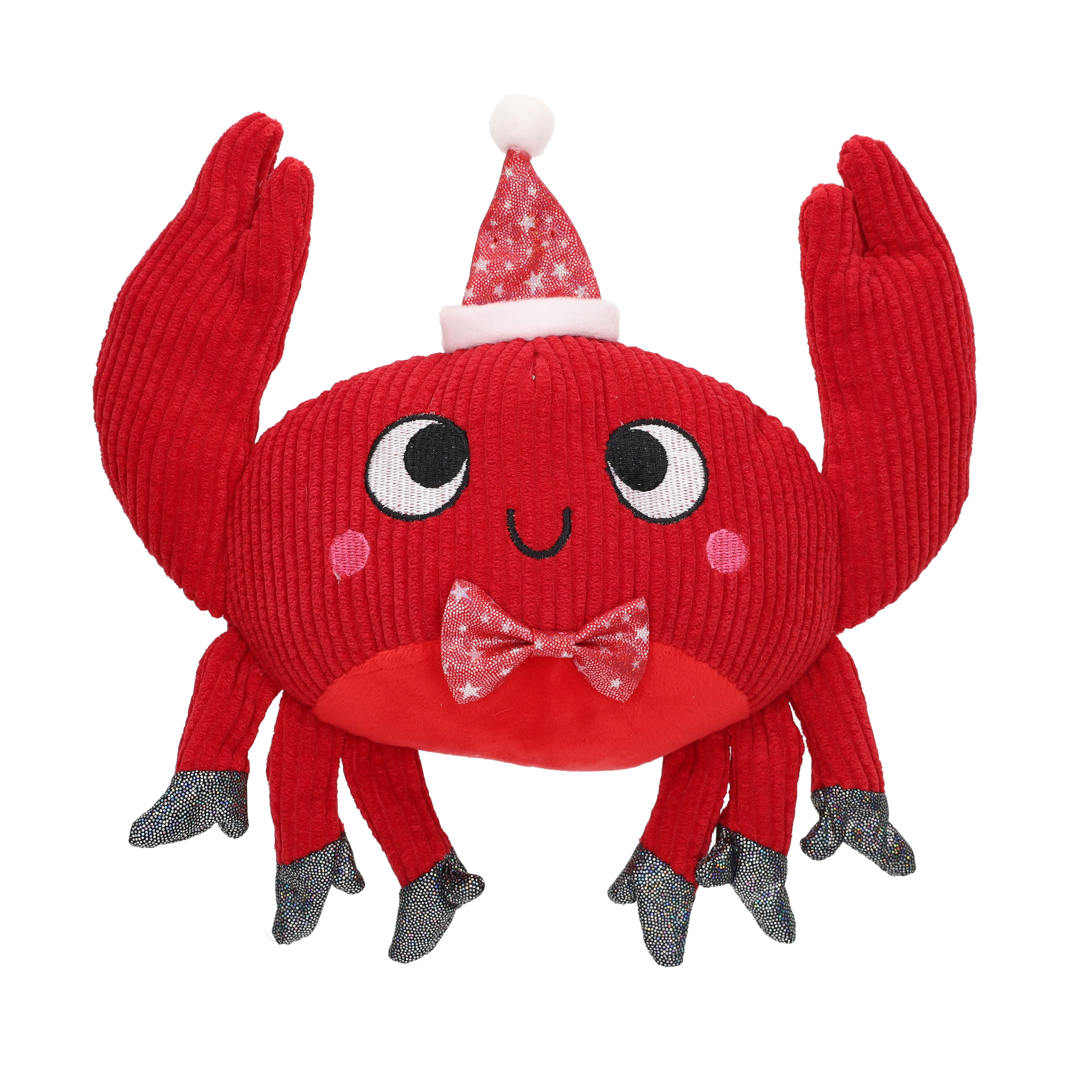 Smart Choice Santa Claws Plush Crab Dog Toy