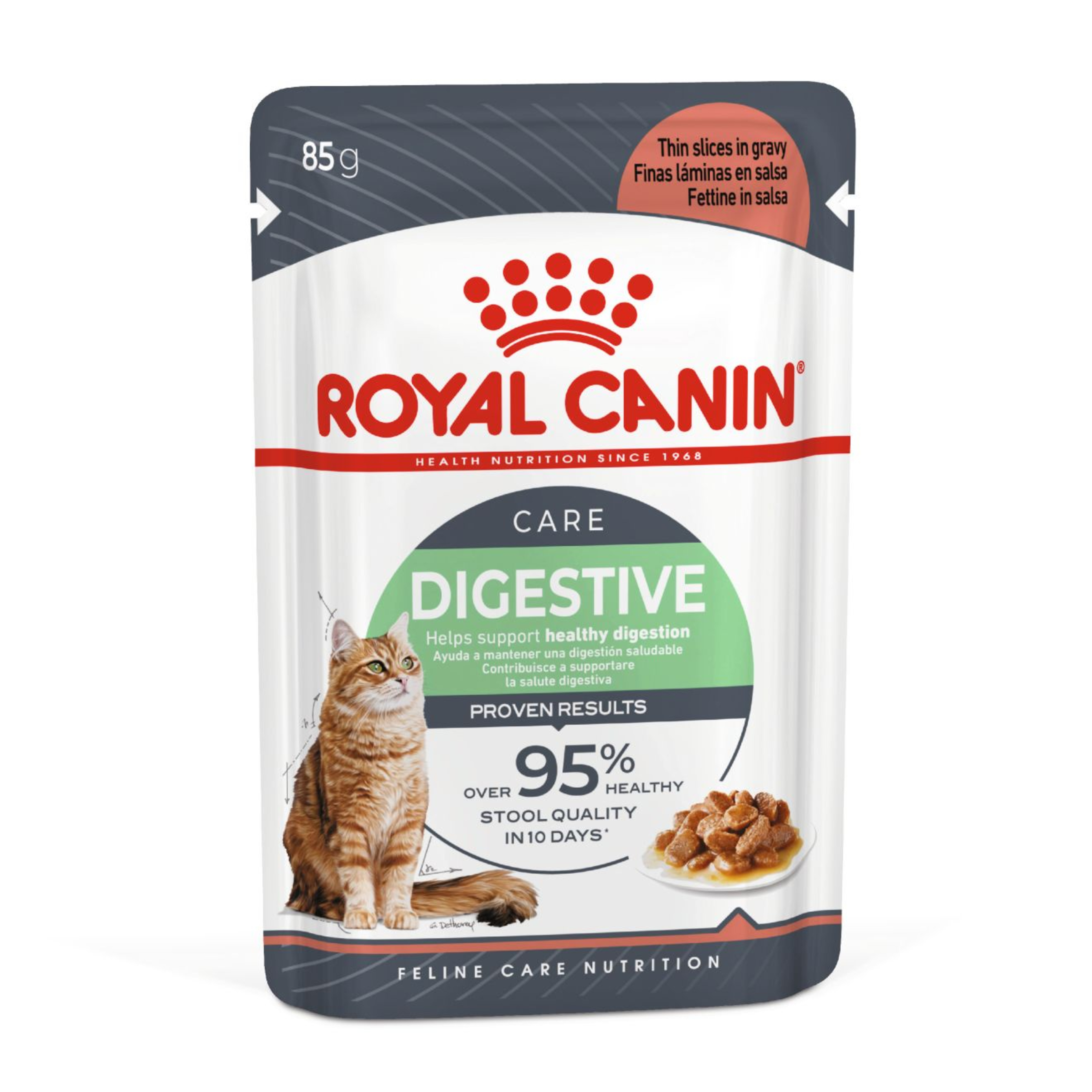 Royal Canin Digestive Care Wet Cat Food in Gravy 48x85g