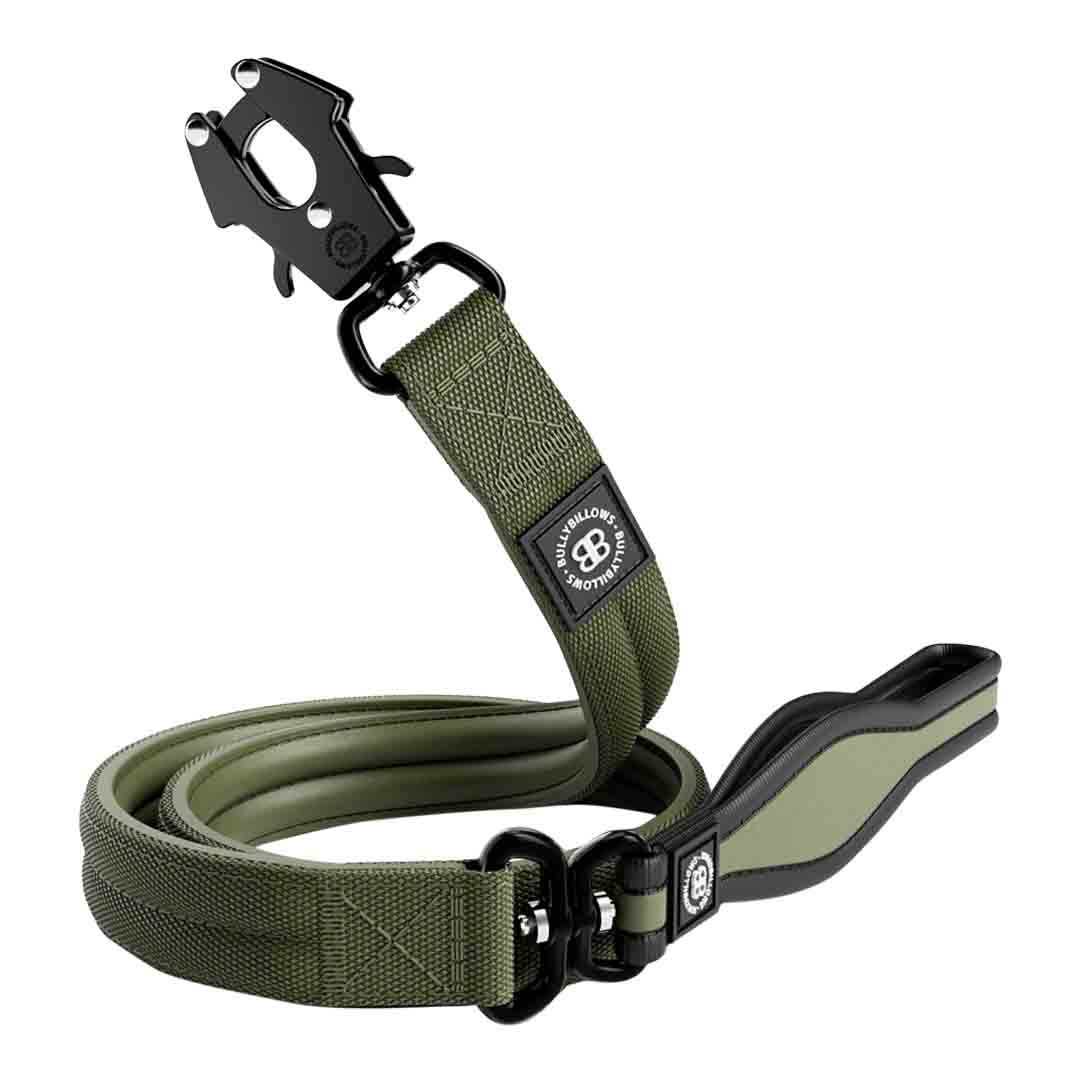 Bully Billows 1.2m Mini Combat Lead, Khaki