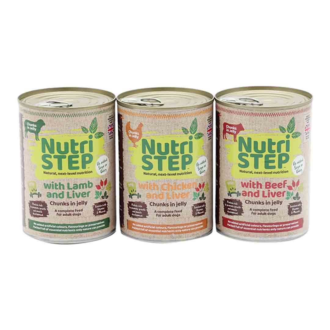 NutriSTEP Meat Chunks in Jelly Multipack 12x400g