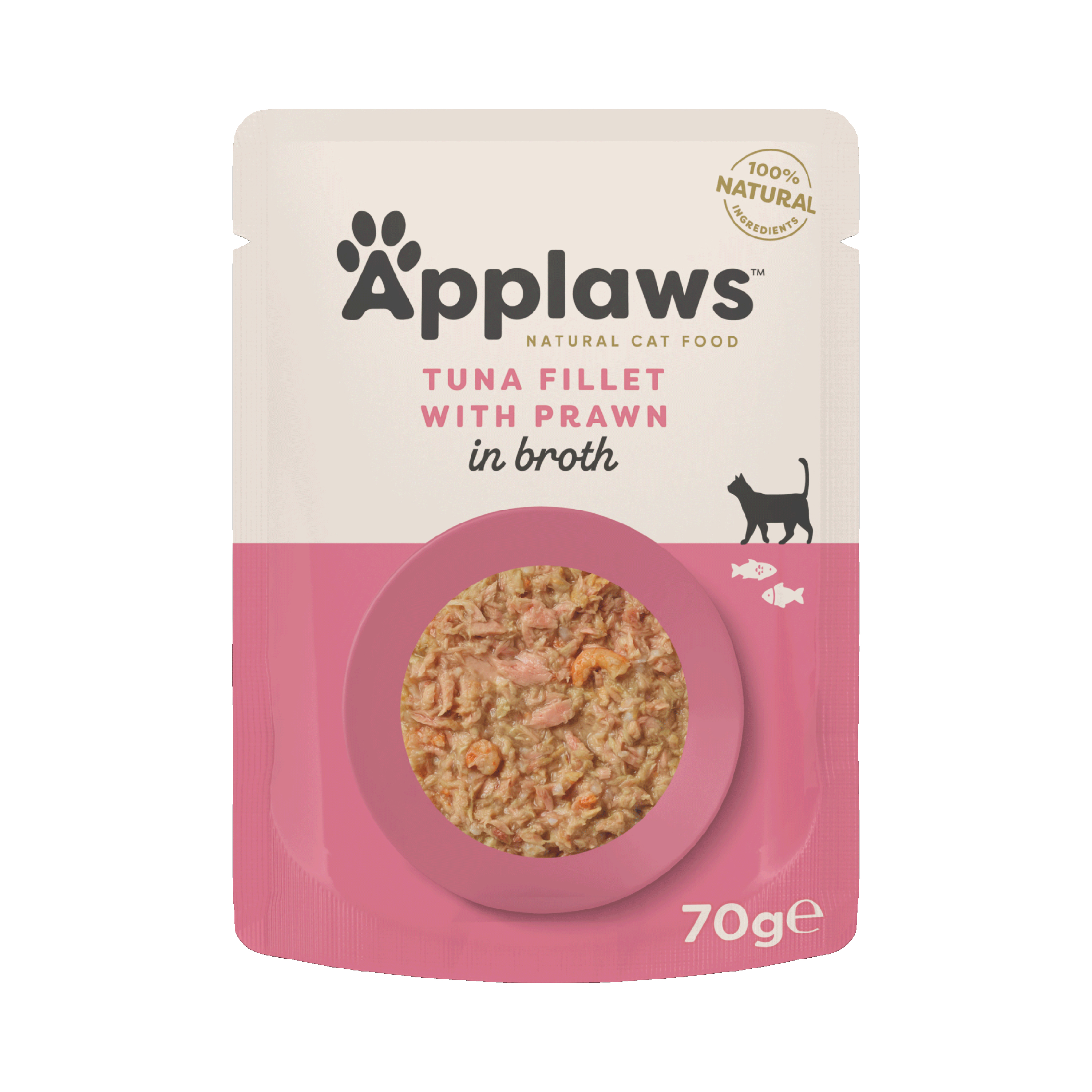 Applaws Cat Food Tuna with Pacific Prawn in Broth Pouch 70g
