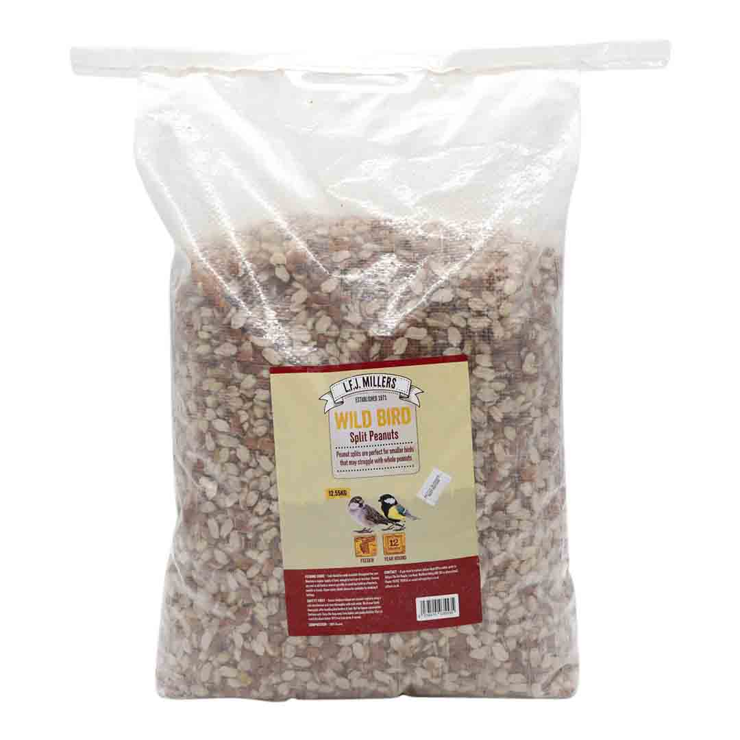 LFJ Millers Split Peanuts Wild Bird Food 12.55kg