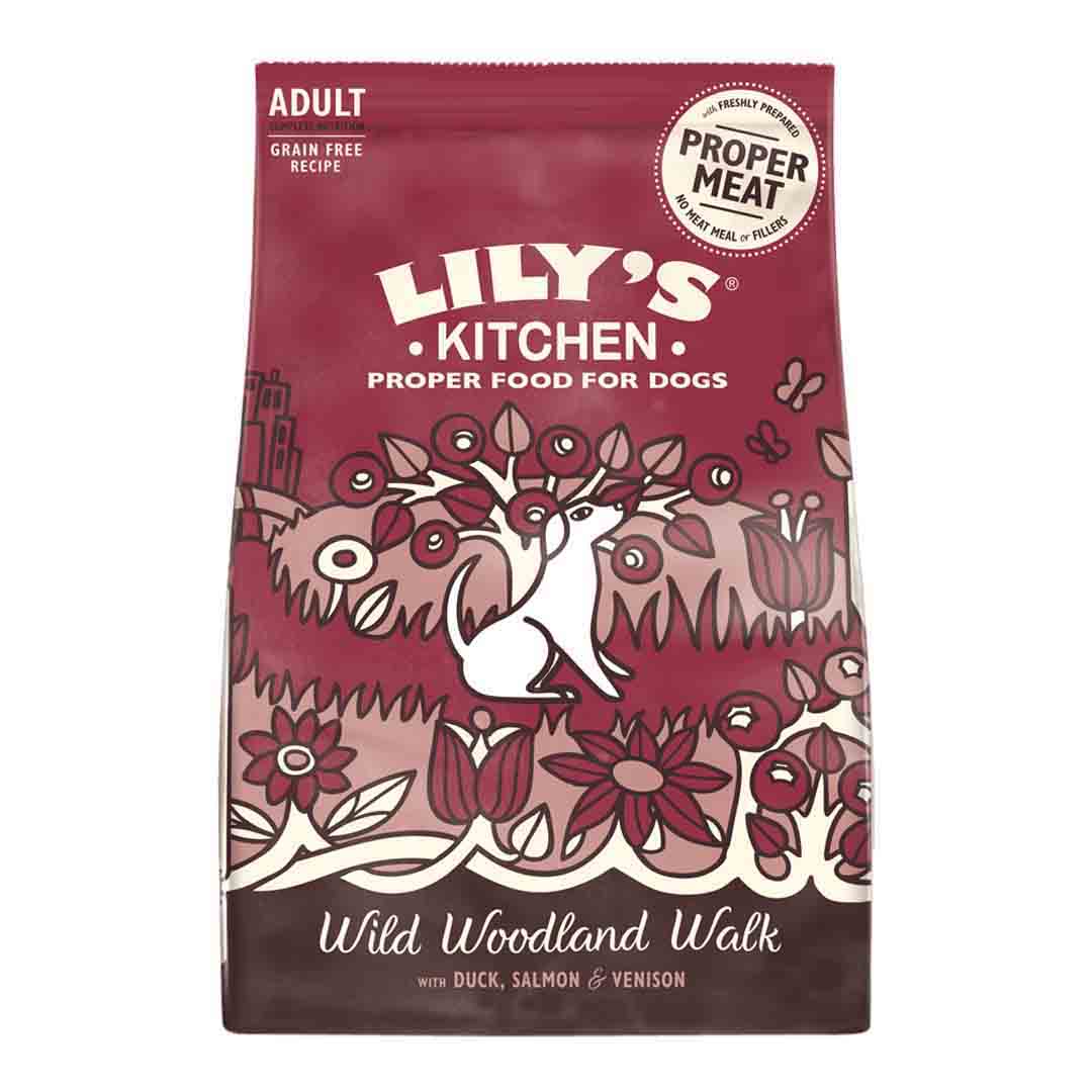 Lily's Kitchen Duck, Salmon & Venison Wild Woodland Walk for Dogs 2.5kg