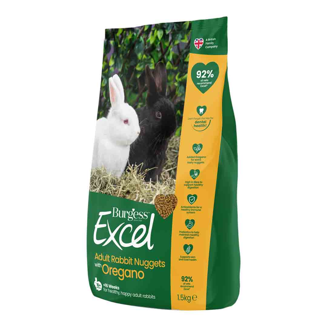 Excel Adult Rabbit Food with Oregano, 1.5kg