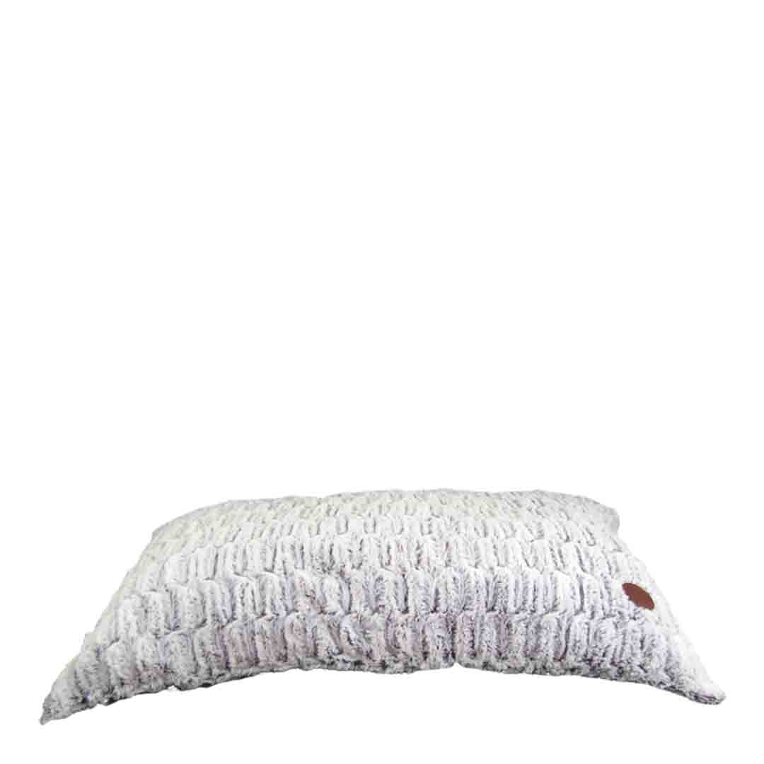Snug & Cosy Novara Lounger Grey Dog Bed, Medium