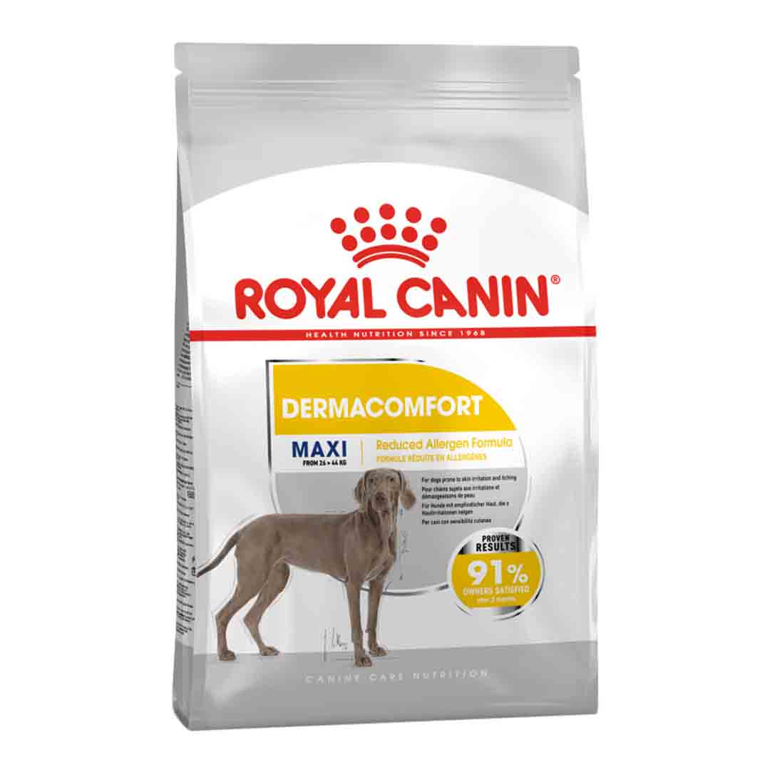 Royal Canin Dry Dog Food, Maxi Breed, Dermacomfort, Adult , 12kg