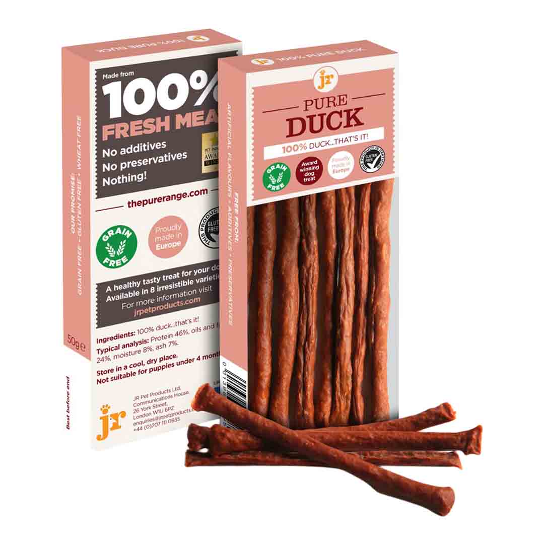 JR Pet Products, Pure Duck Sticks Dog Chews, 50g