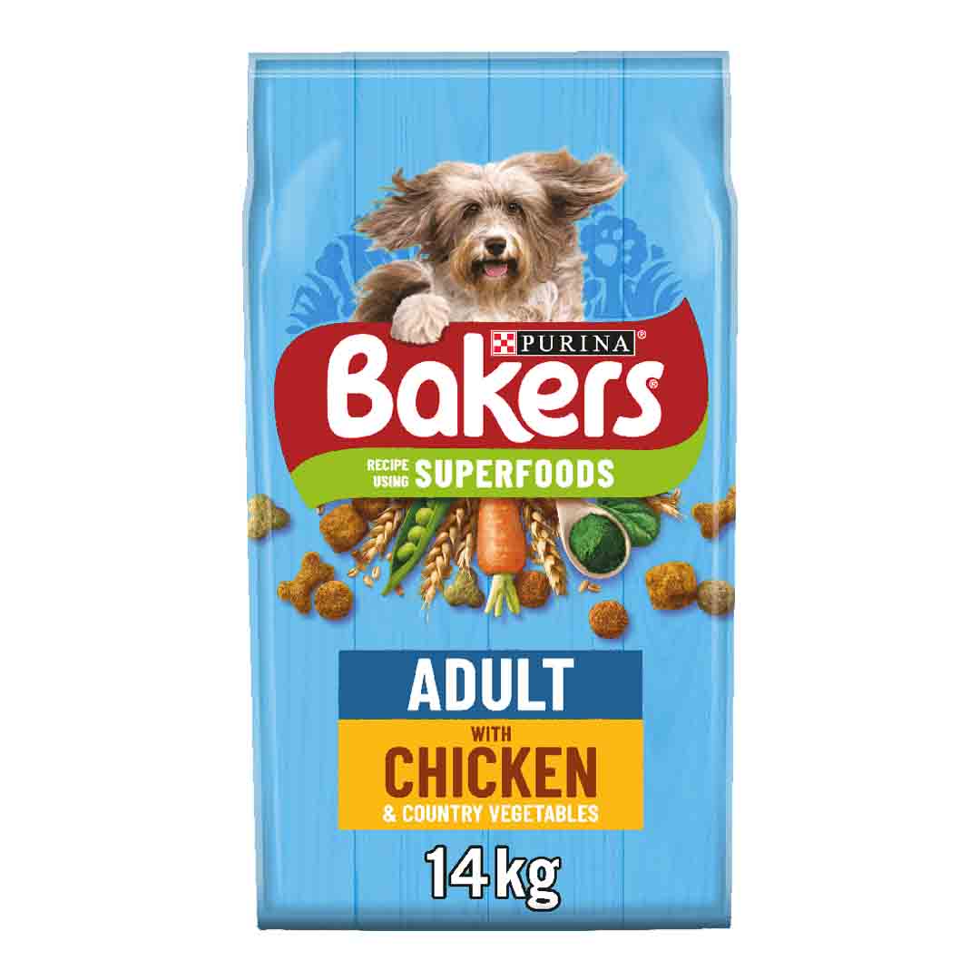 Bakers Complete Dog Food Chicken & Country Veg 14kg