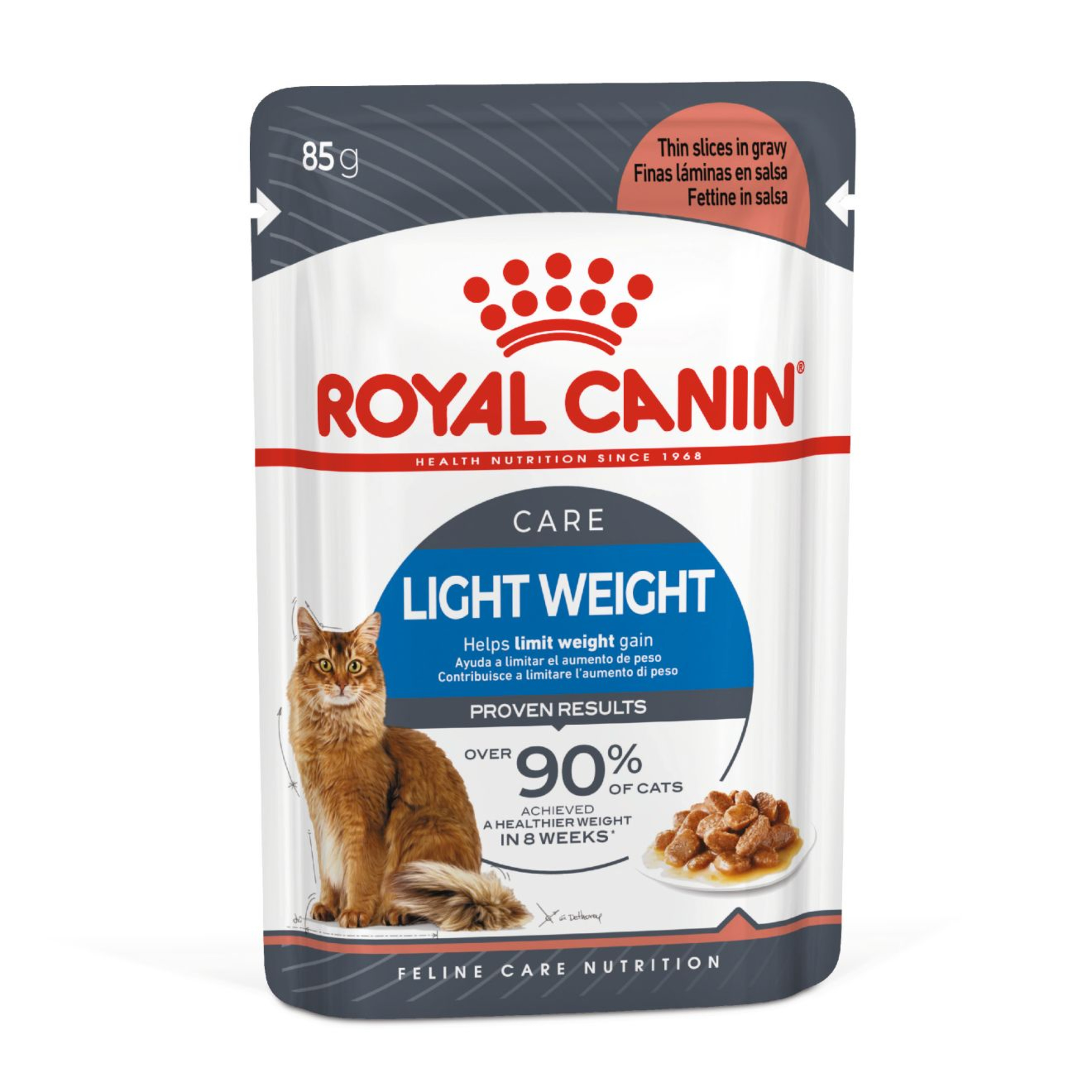 Royal Canin Lightweight Care Wet Cat Food in Gravy 48x85g