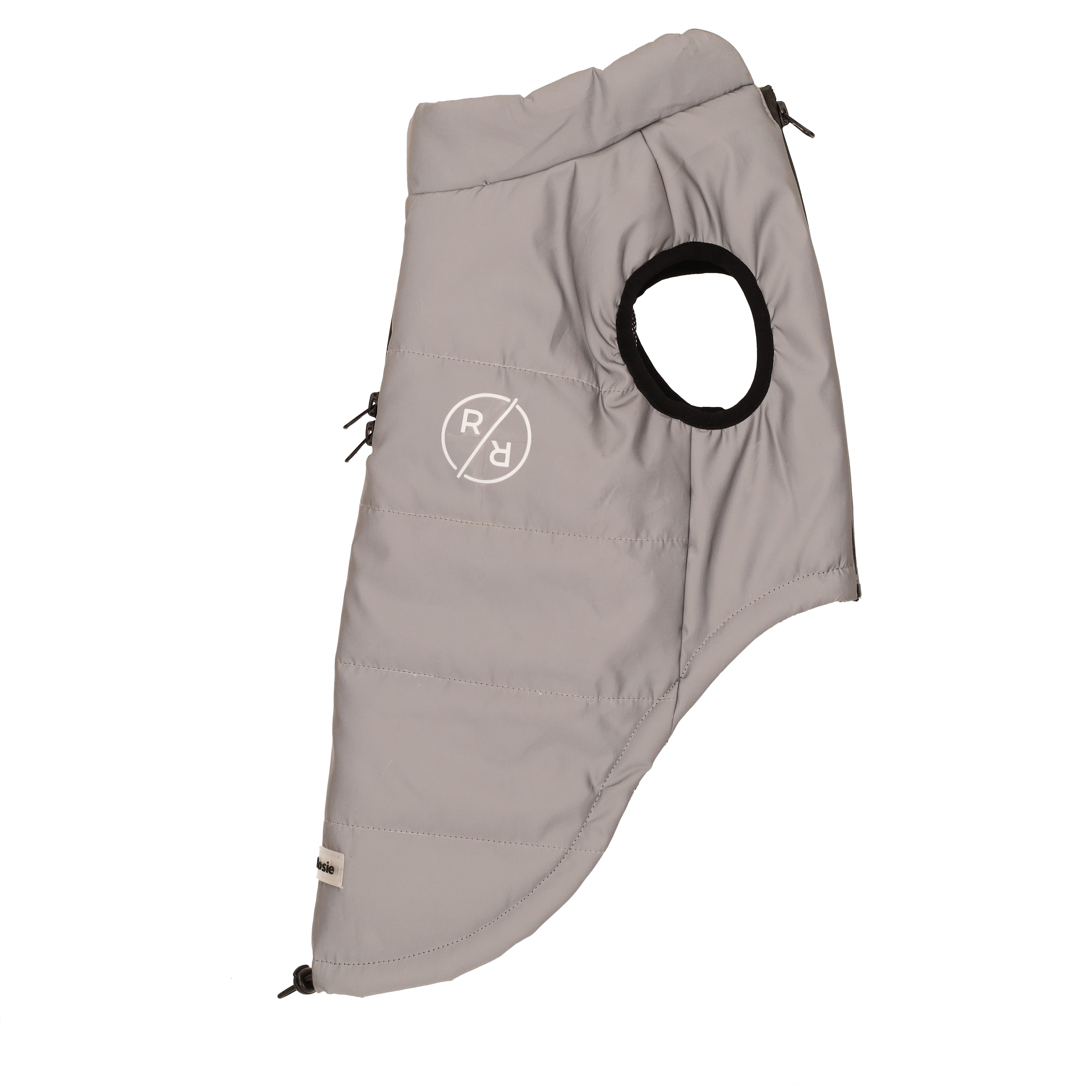 Rufus & Rosie Padded Reflective Dog Coat Grey L