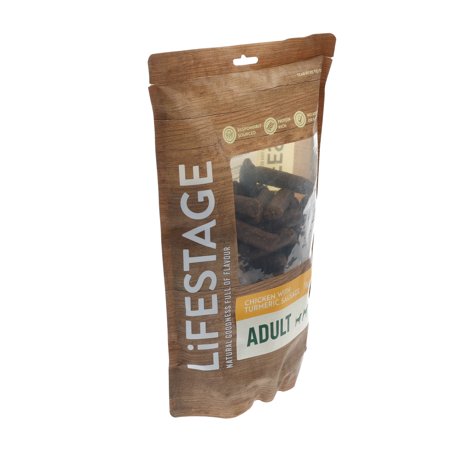 Lifestage Pre-Pack Sausage Chicken with Turmeric Dog Treats 1kg