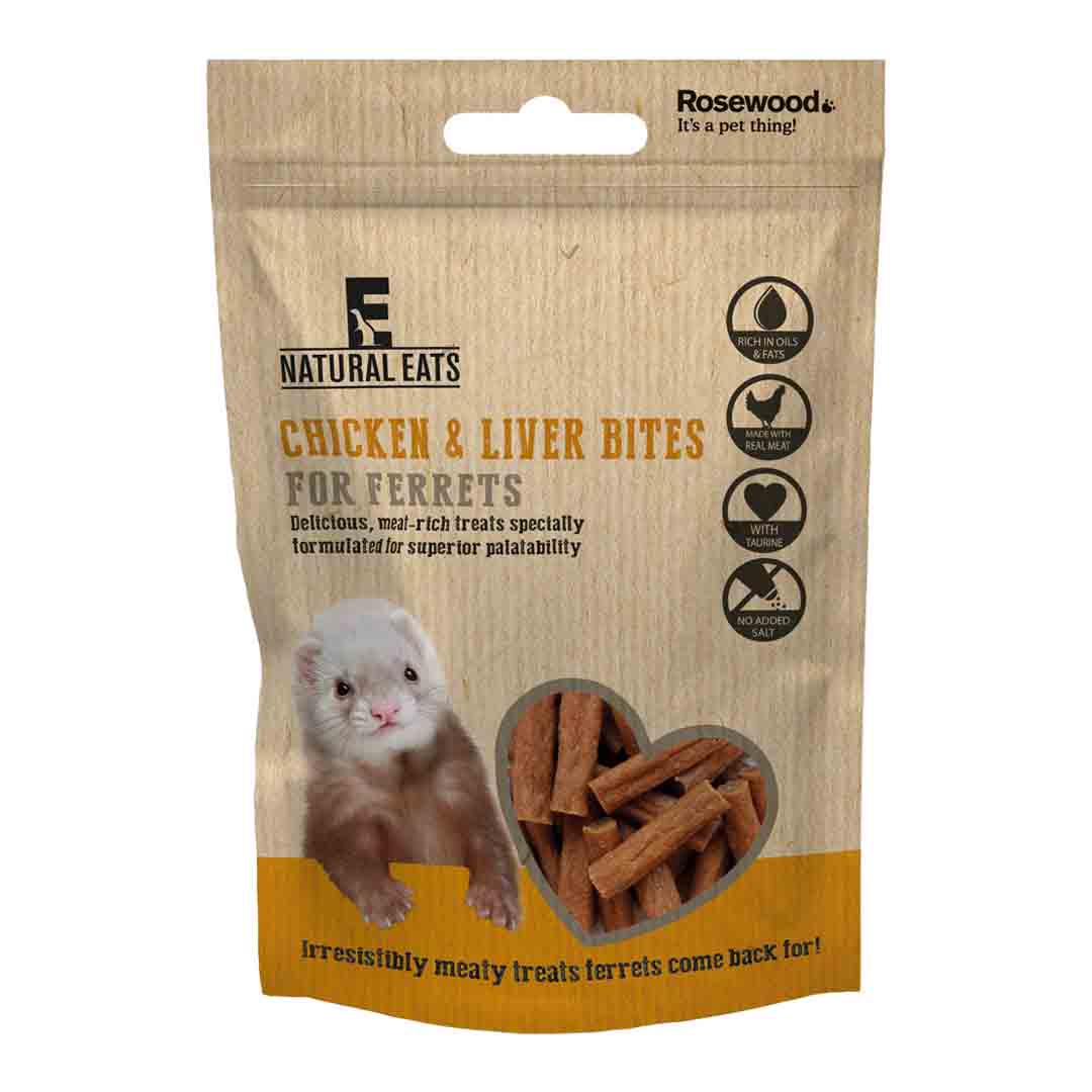 Rosewood Chicken & Liver Ferret Treats 50g