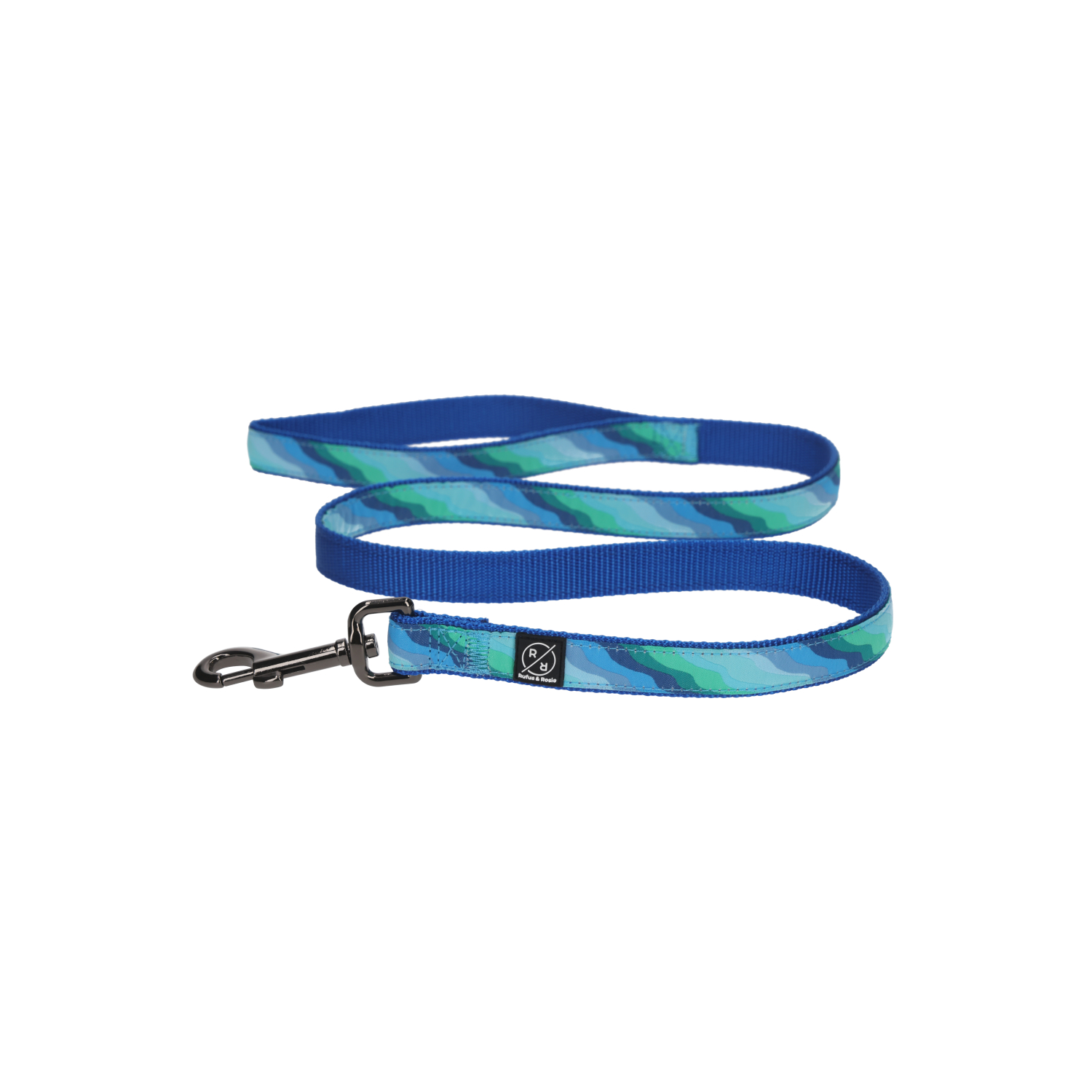 Rufus & Rosie Seashore Blue Luxe Padded Dog Lead