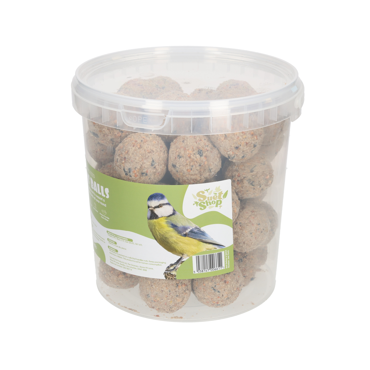 Suet Shop Premium Wild Bird Fat Ball 50 Tub