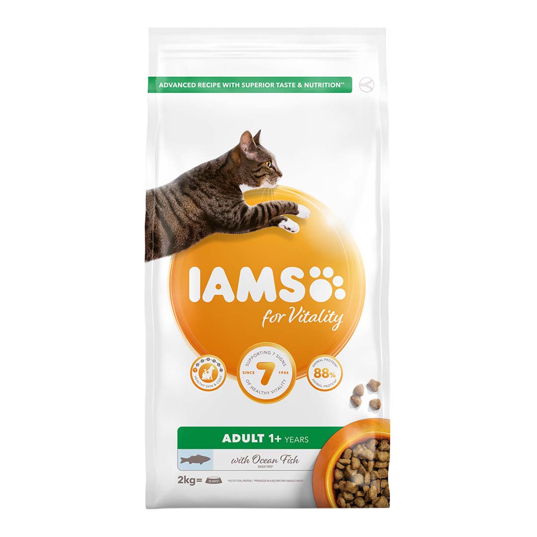 Iams Cat Food Adult Ocean 2kg