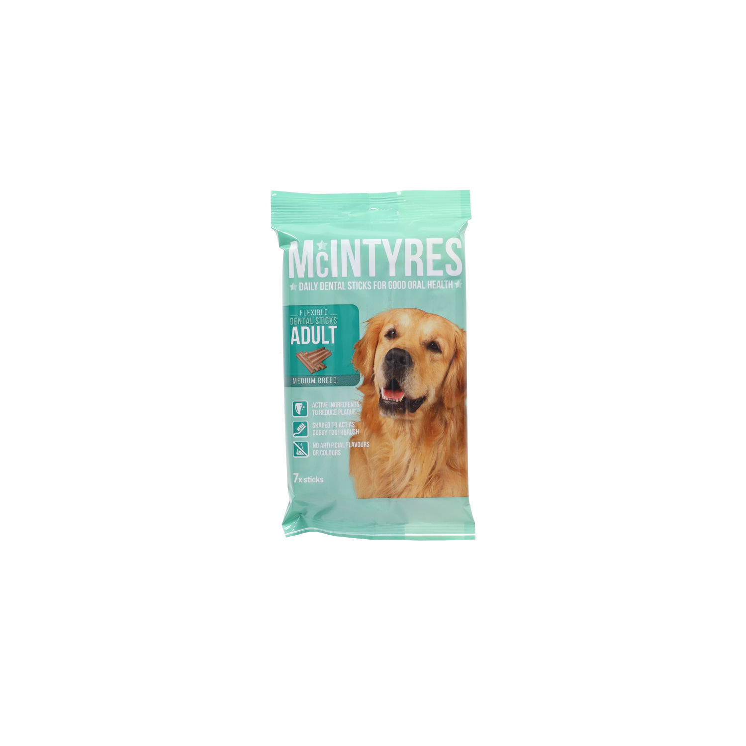 Mcintyre's Dog Dental Treat Medium 7 Pack