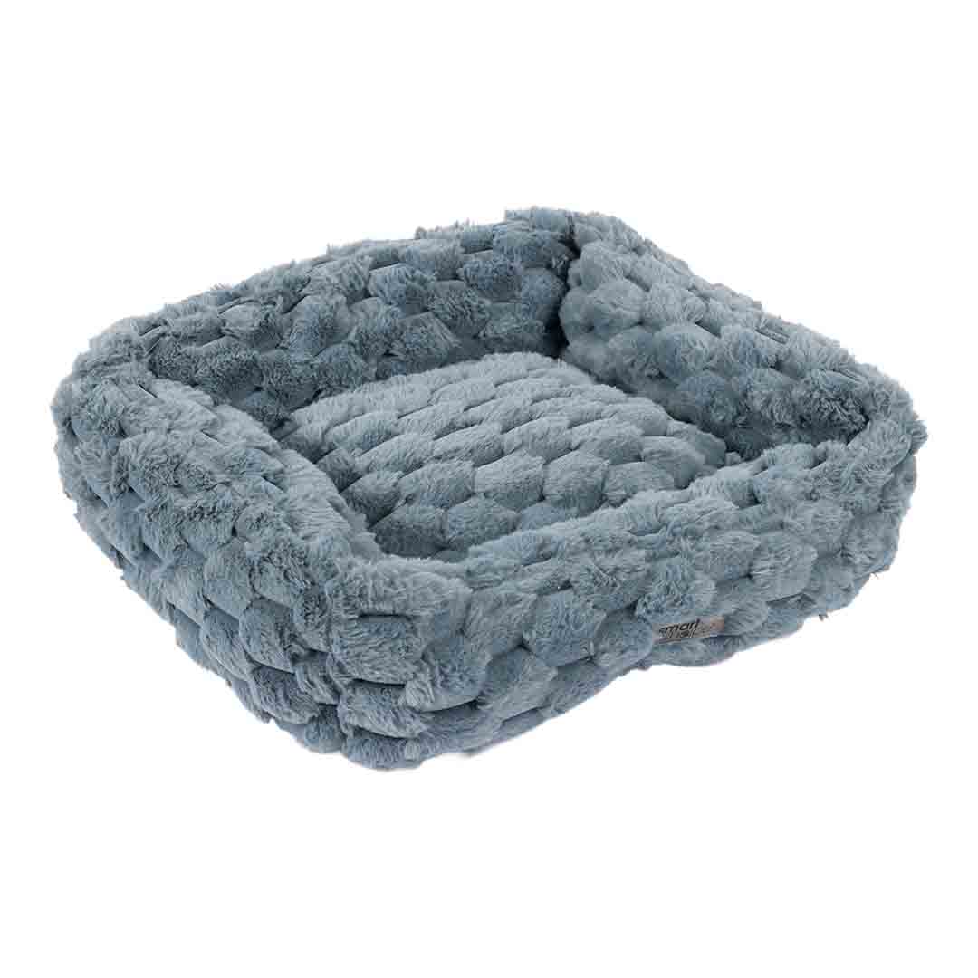 World of Pet Textured Square Pet Bed Small