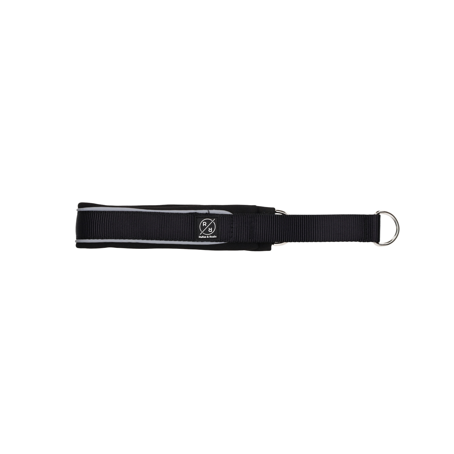 Rufus & Rosie Slip Dog Collar, Small, Grey