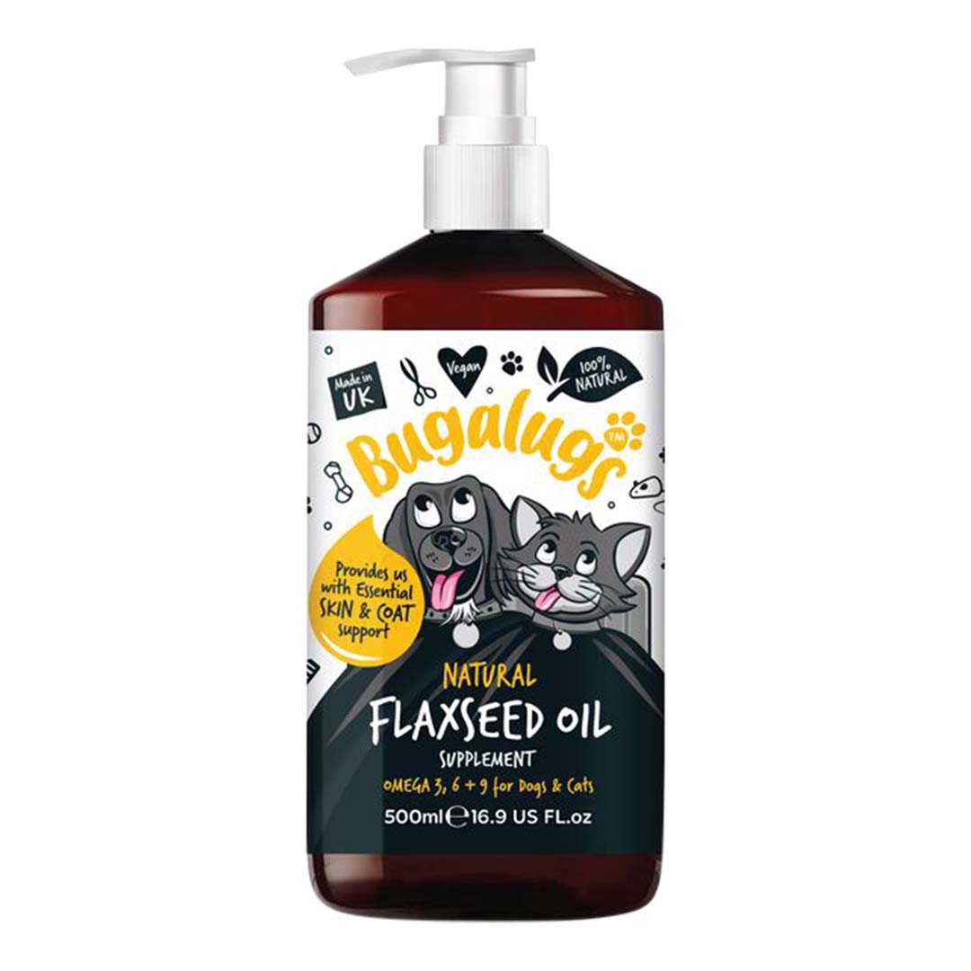 Bugalugs Dog & Cat Flaxseed Oil 500ml