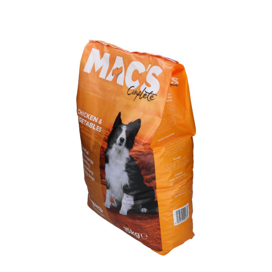 Jollyes Macs Complete Dog Food with Chicken & Veg 15kg