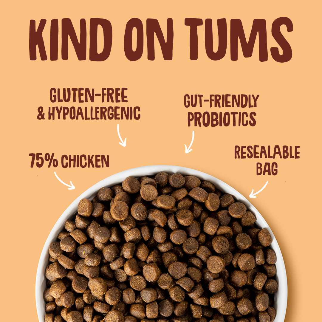 Scrumbles Dry Cat Food for Adult & Seniors Chicken 2.5kg
