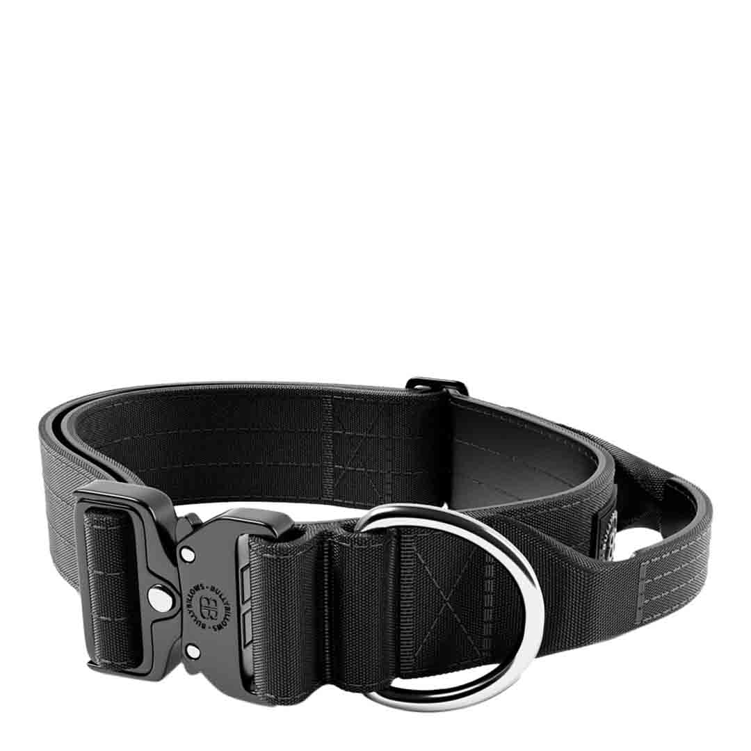 Bully Billows  5cm Combat Collar, Black, Extra Large