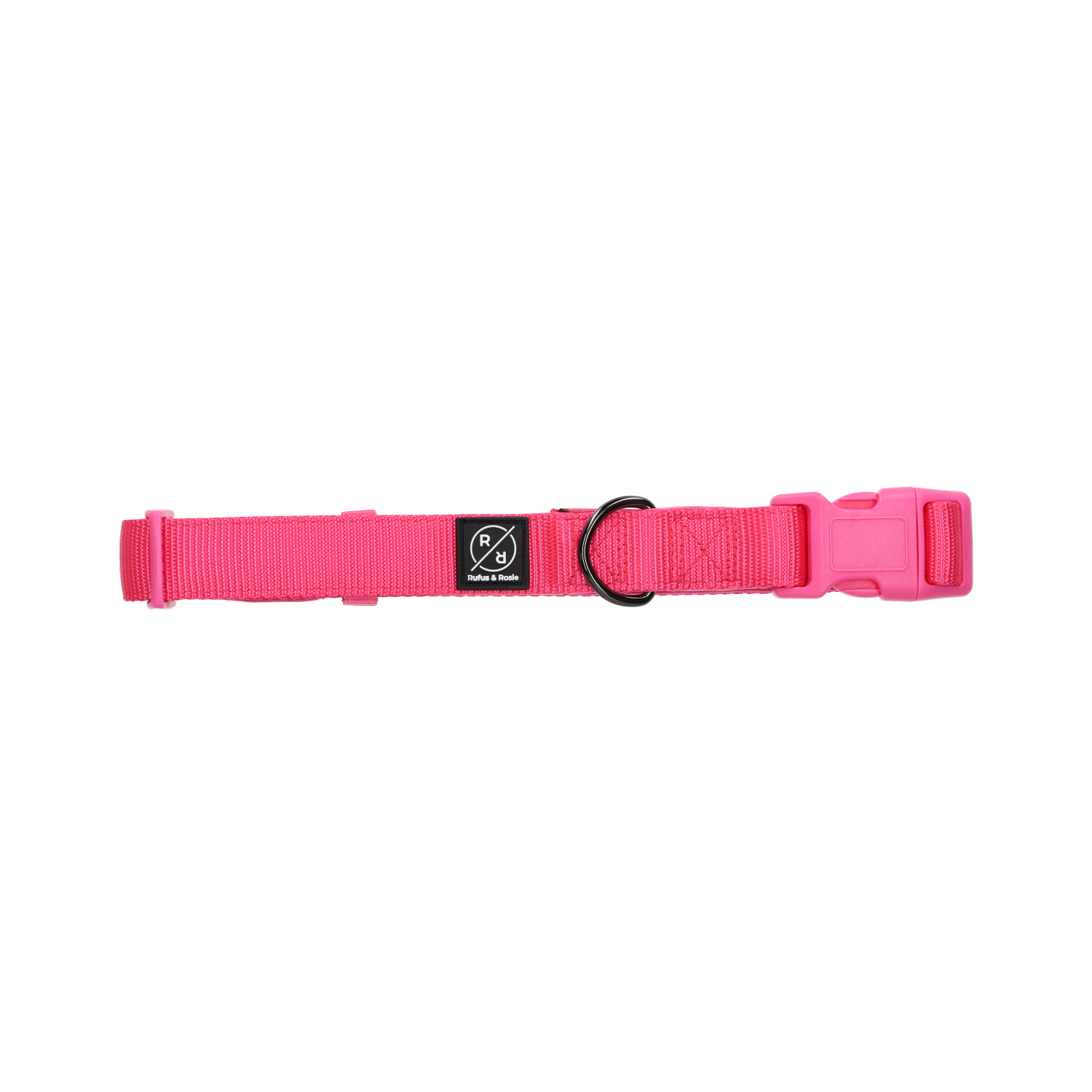 Rufus & Rosie Padded Dog Collar, Medium, Pink