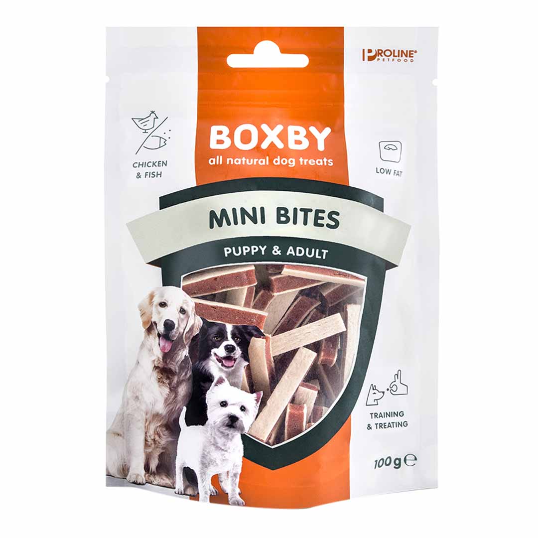 Boxby Puppy Snacks Mini Bites, Dog Treats, 100g