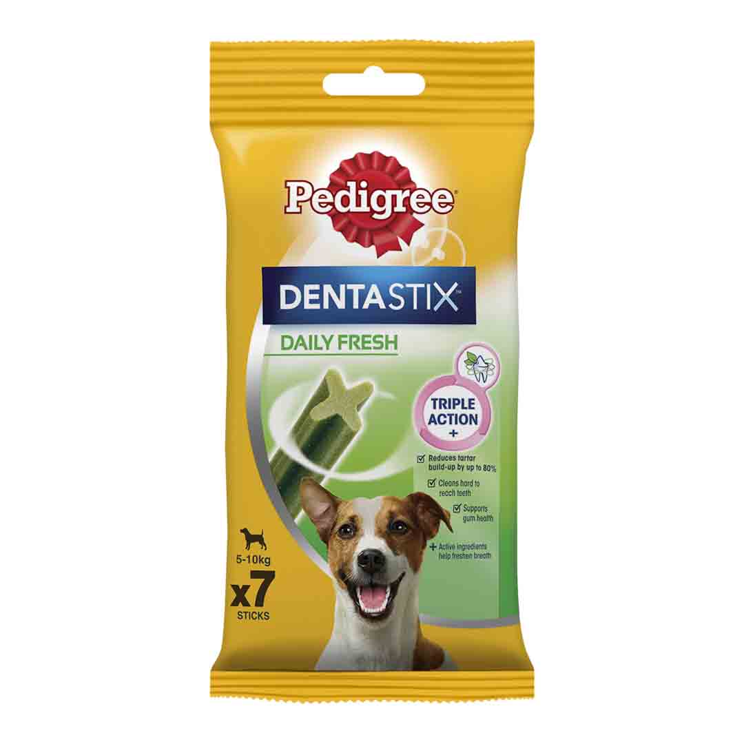 Pedigree Dentastix Fresh for Small Dog, Dental Treat, 7 pack