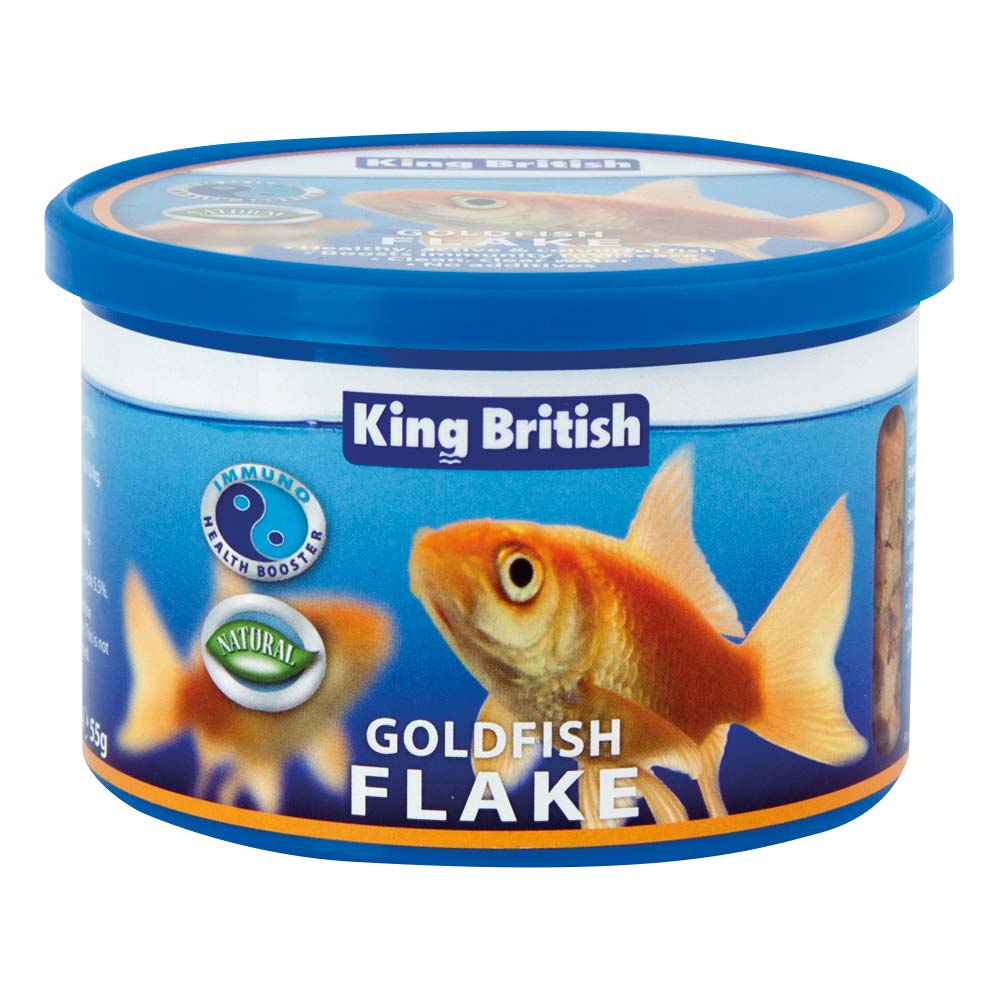 King British Goldfish Flake Food 55g
