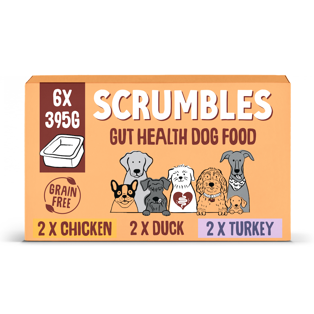 Scrumbles Grain Free Wet Dog Food Meaty Selection 6x395g