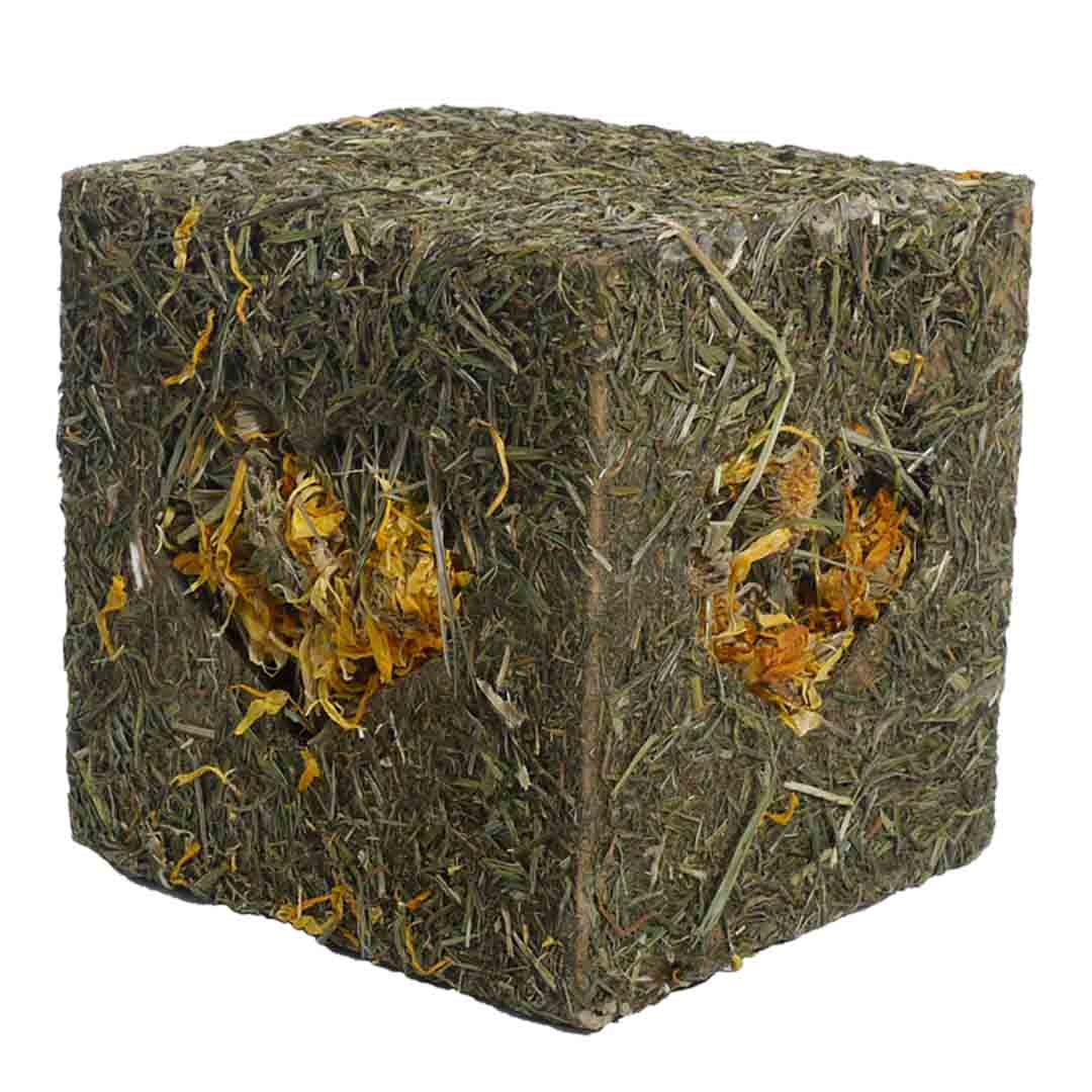 Rosewood I Love Hay Cube, Small Pet Toy