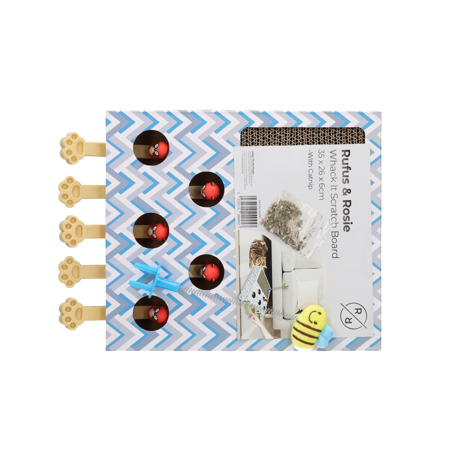 Rufus & Rosie Cat Scratcher Whack-It Scratch Mat